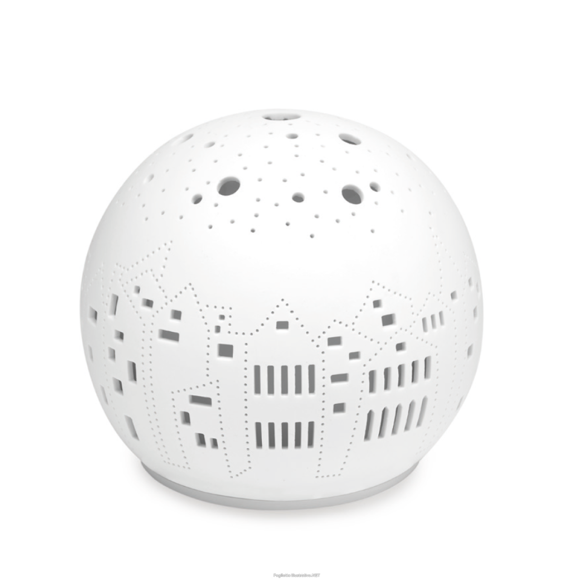 Cerca Offerte di purae diffusore di oli essenziali ad ultrasuoni in ceramica e lampada - snowfall e acquista online