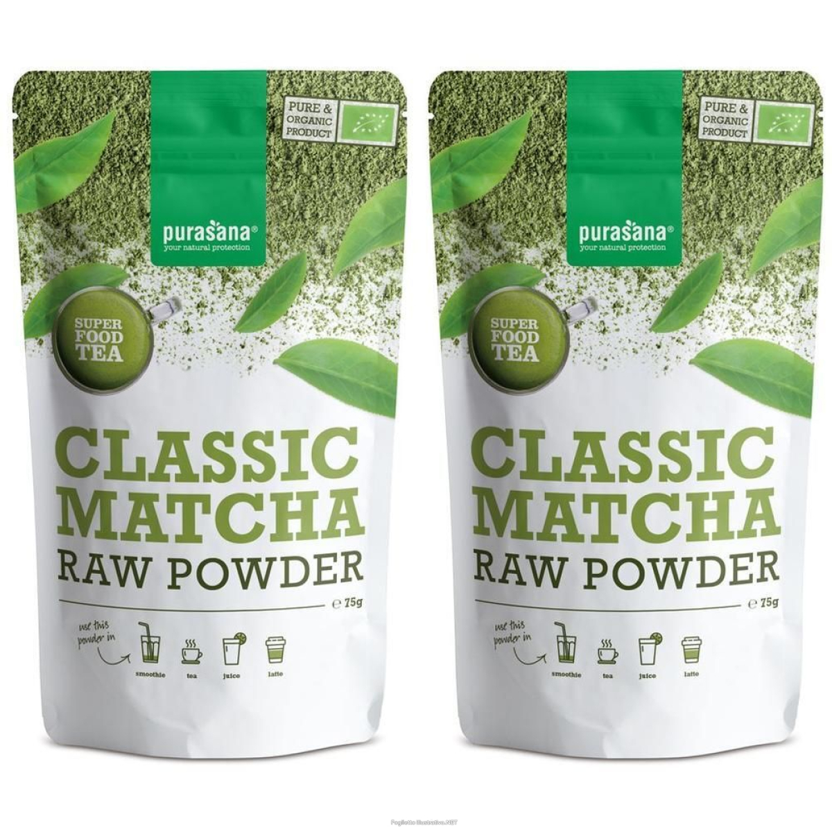 Cerca Offerte di purasana matcha classic raw powder bio polvere 2x75 g per solu e acquista online