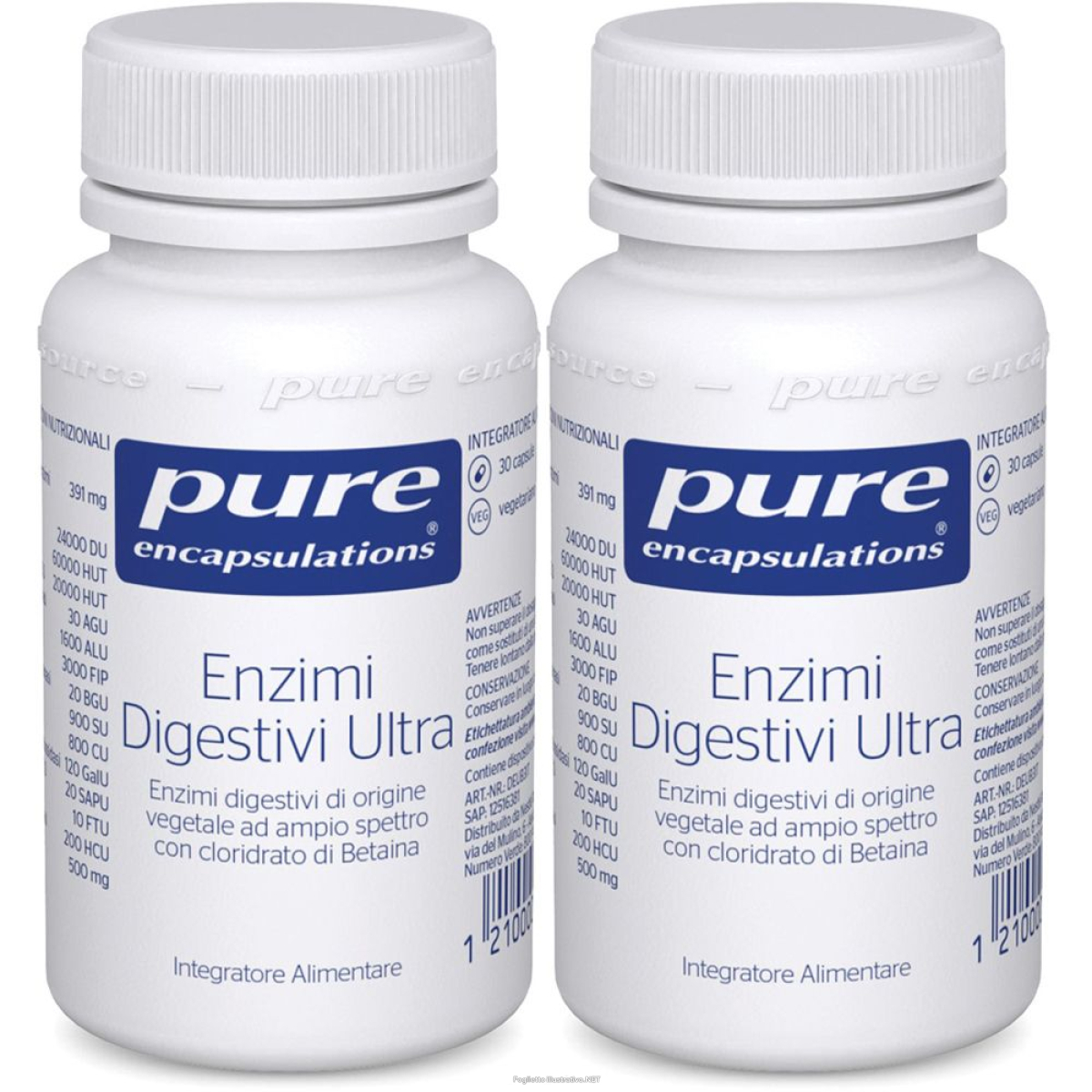 Cerca Offerte di pure encapsulations enzimi digestivi ultra 30 capsule set da 2 2x16 g e acquista online