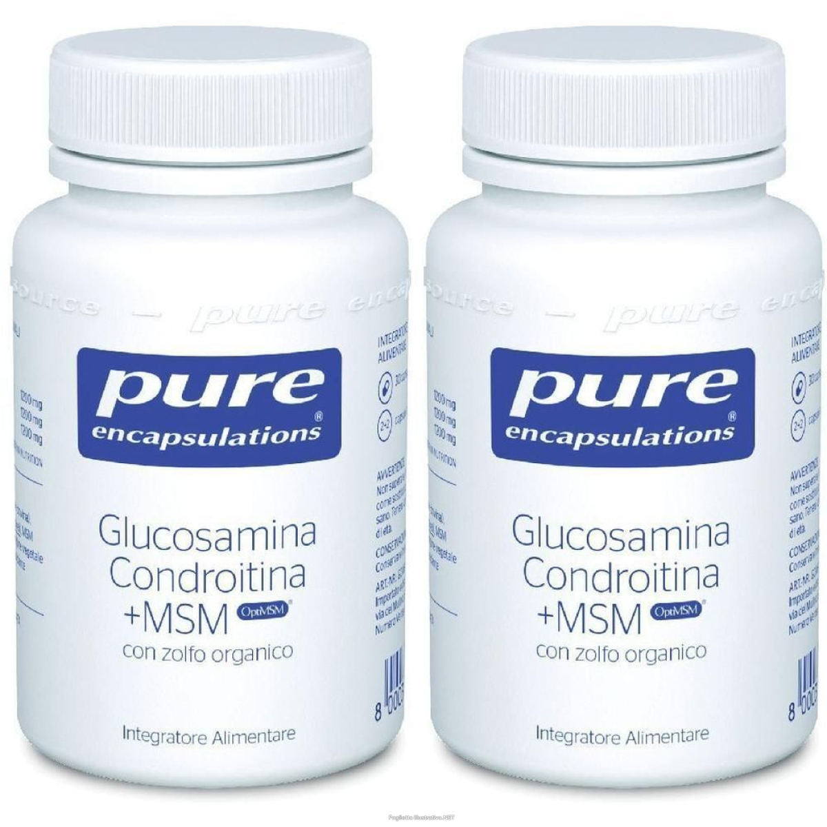 Cerca Offerte di pure encapsulations glucosamina condroitina + msm 30 capsule 2x30 pz c e acquista online