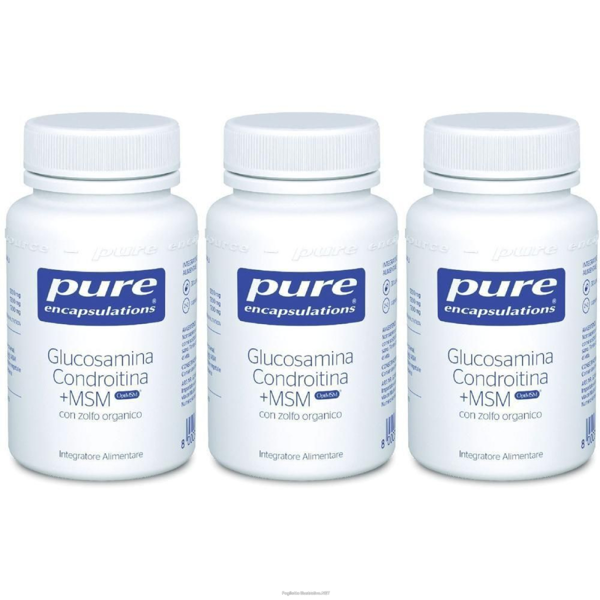 Cerca Offerte di pure encapsulations glucosamina condroitina + msm 30 capsule 3x30 pz c e acquista online