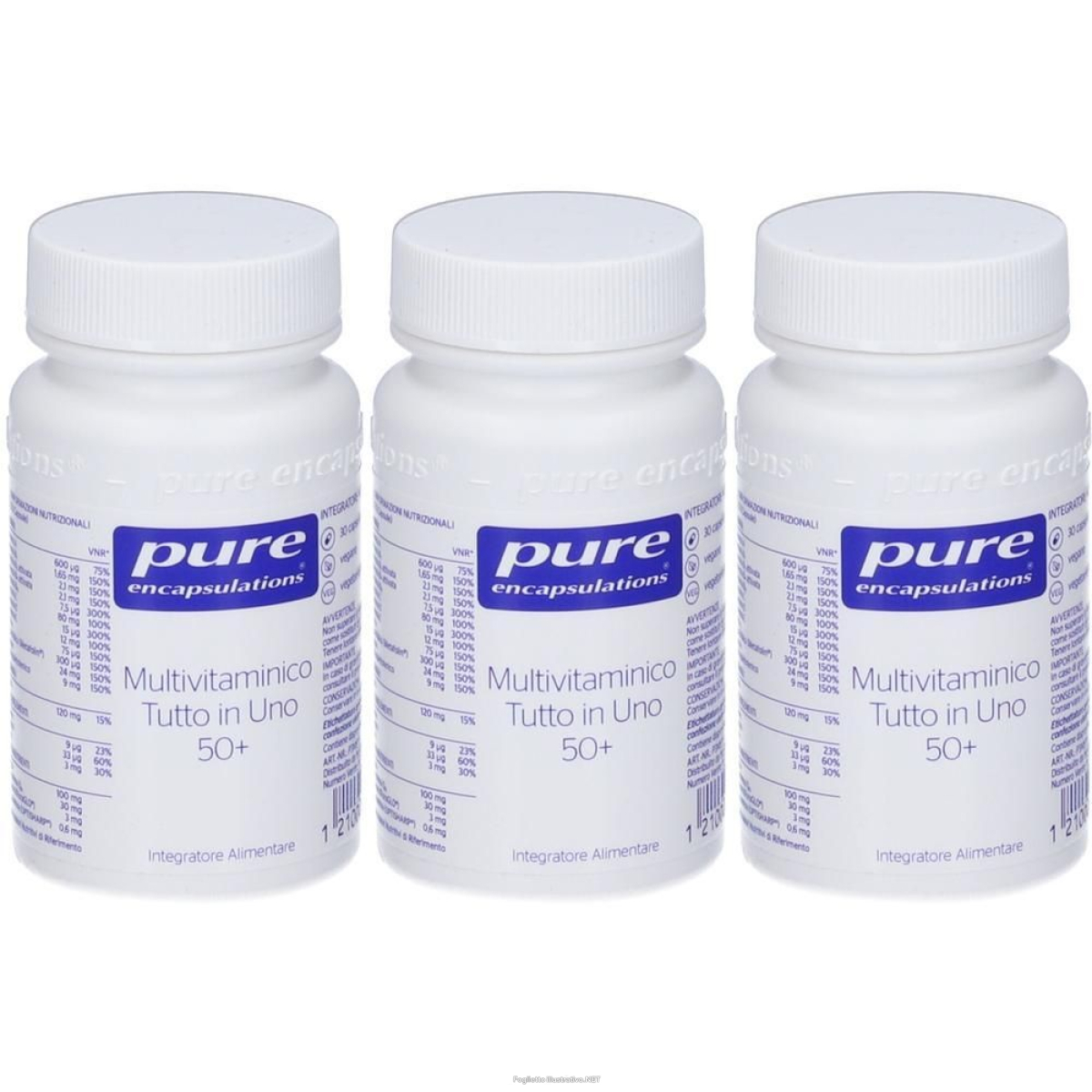 Cerca Offerte di pure encapsulations multivitaminico tutto in uno 50+ capsule 3x18 g ca e acquista online