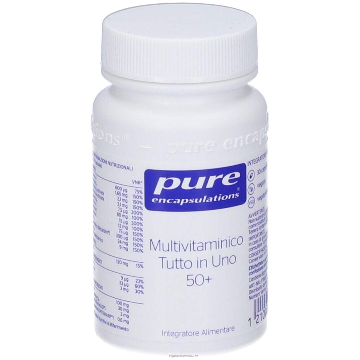 Cerca Offerte di pure encapsulations multivitaminico tutto in uno 50+ capsule 4x18 g ca e acquista online