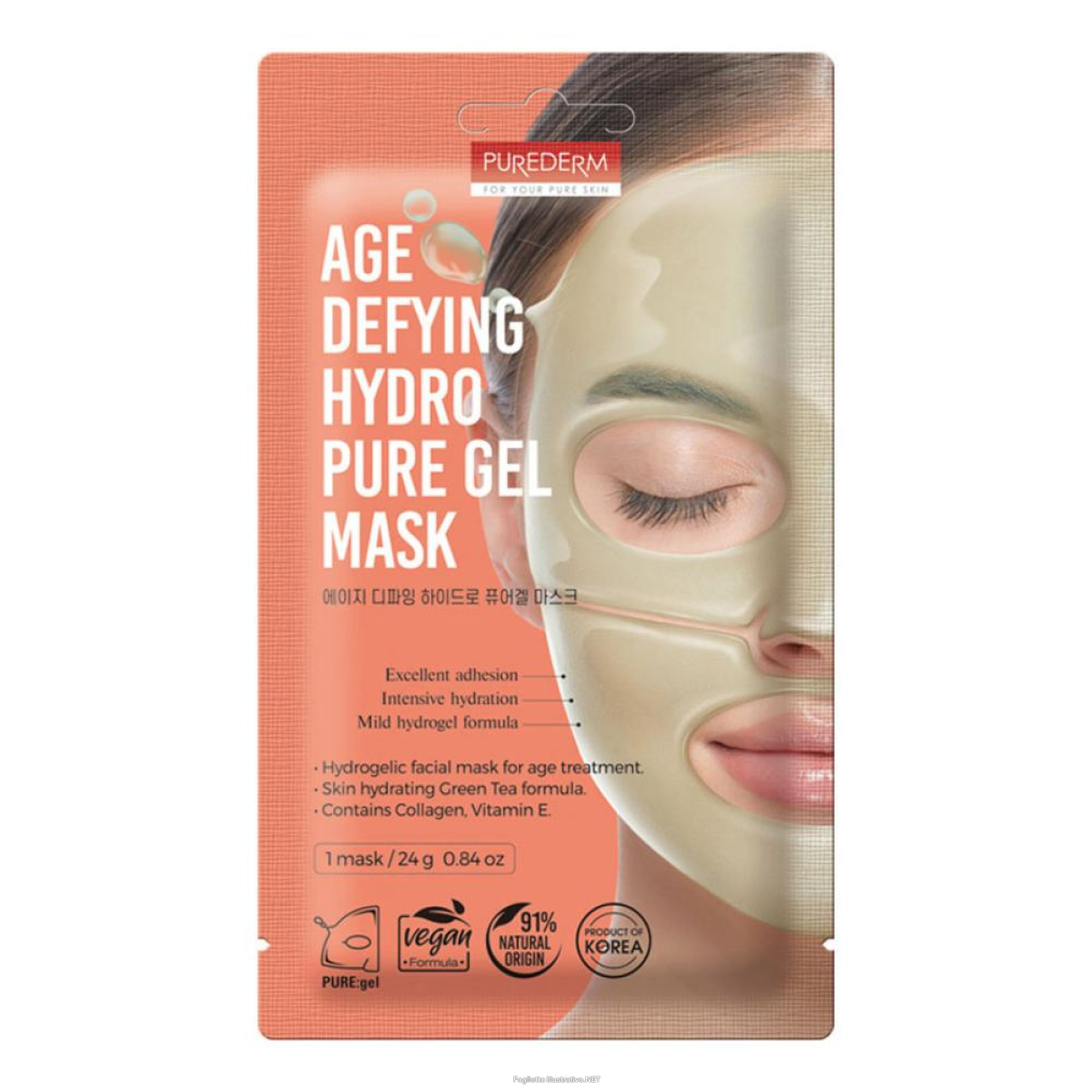 Cerca Offerte di purederm for your pure skin age defying maschera viso in hydrogel antieta' idratante monouso 24 g e acquista online