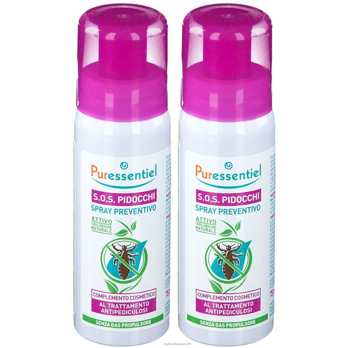 Cerca Offerte di puressential s.o.s. pidocchi spray preventivo set da 2 2x75 ml e acquista online