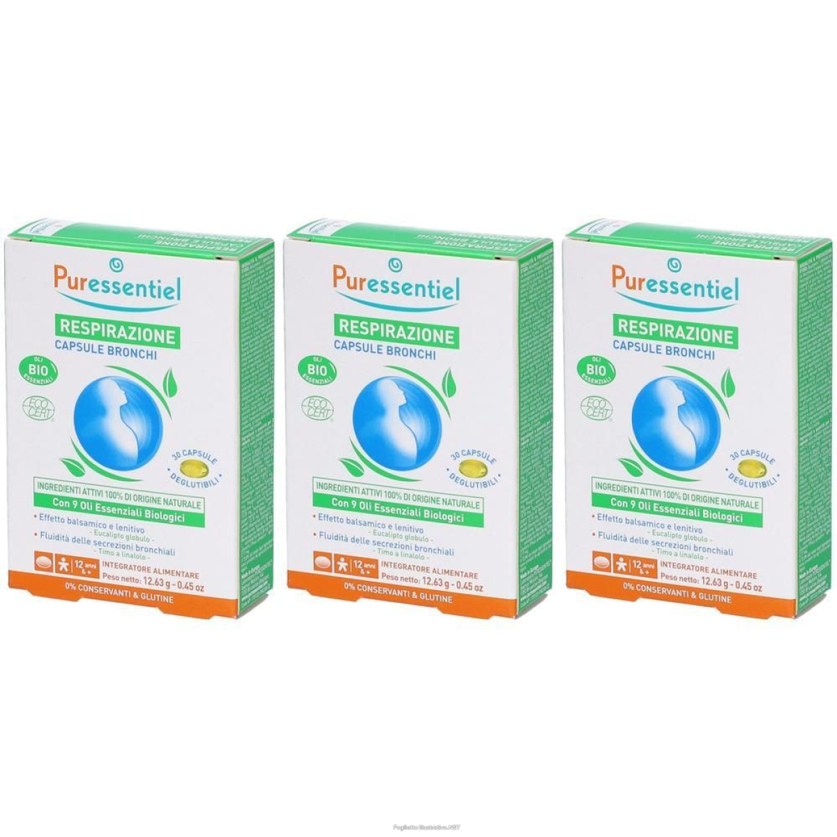 Cerca Offerte di puressentiel capsule bronchi respirazione 3x12,63 g e acquista online