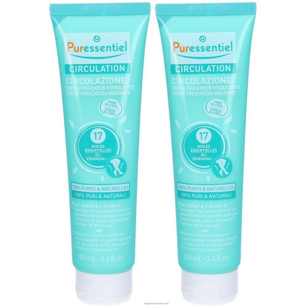Cerca Offerte di puressentiel circolazione crema freschezza idratante 2x100 ml e acquista online