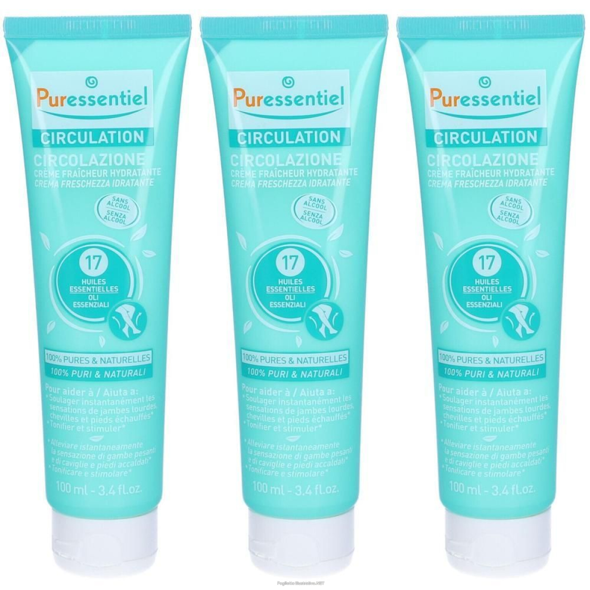 Cerca Offerte di puressentiel circolazione crema freschezza idratante 3x100 ml e acquista online