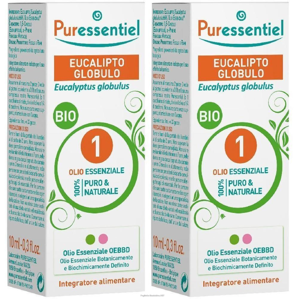 Cerca Offerte di puressentiel eucalipto globulo bio olio essenziale 2x10 ml essenz e acquista online