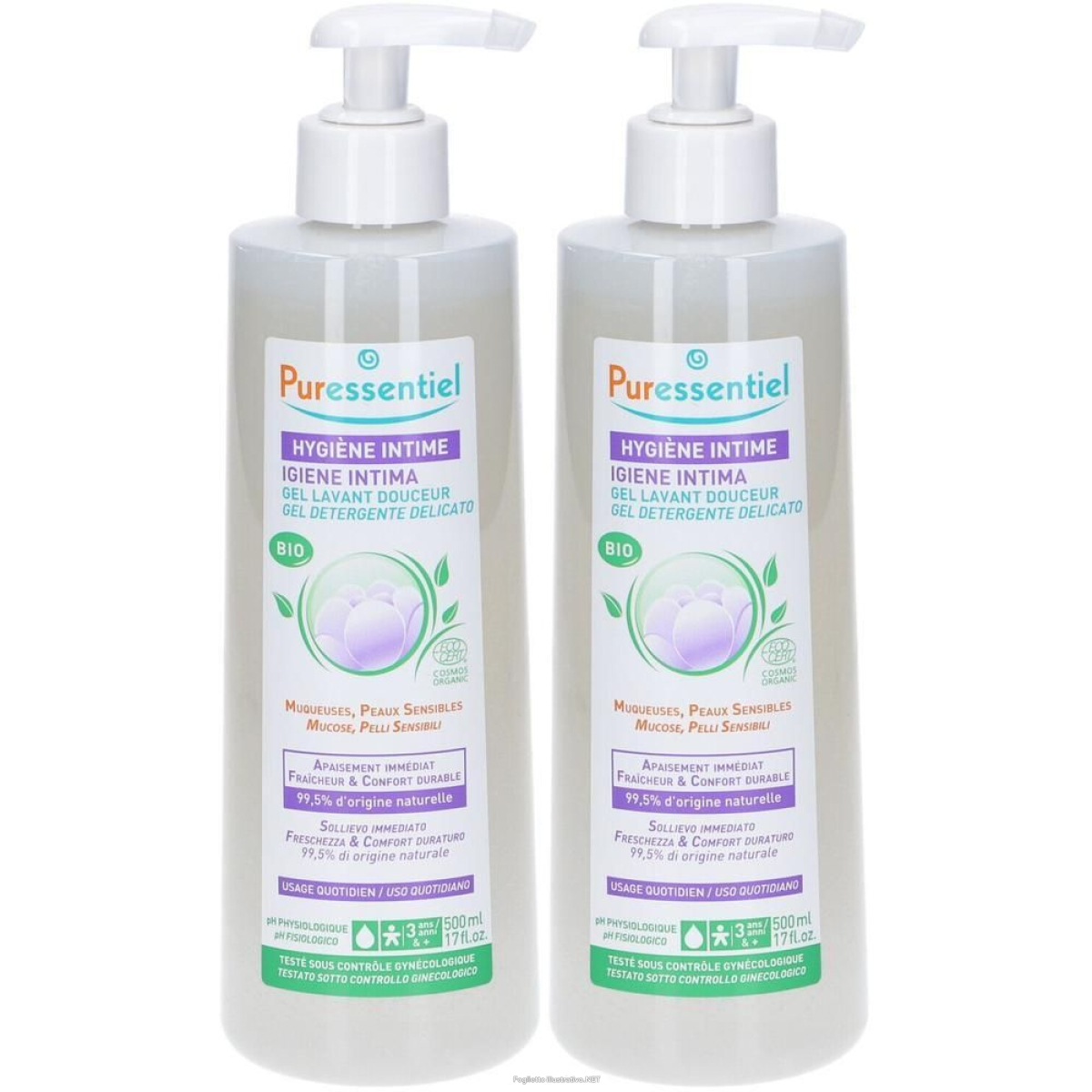 Cerca Offerte di puressentiel gel detergente intimo delicato bio 500ml 2x500 ml e acquista online