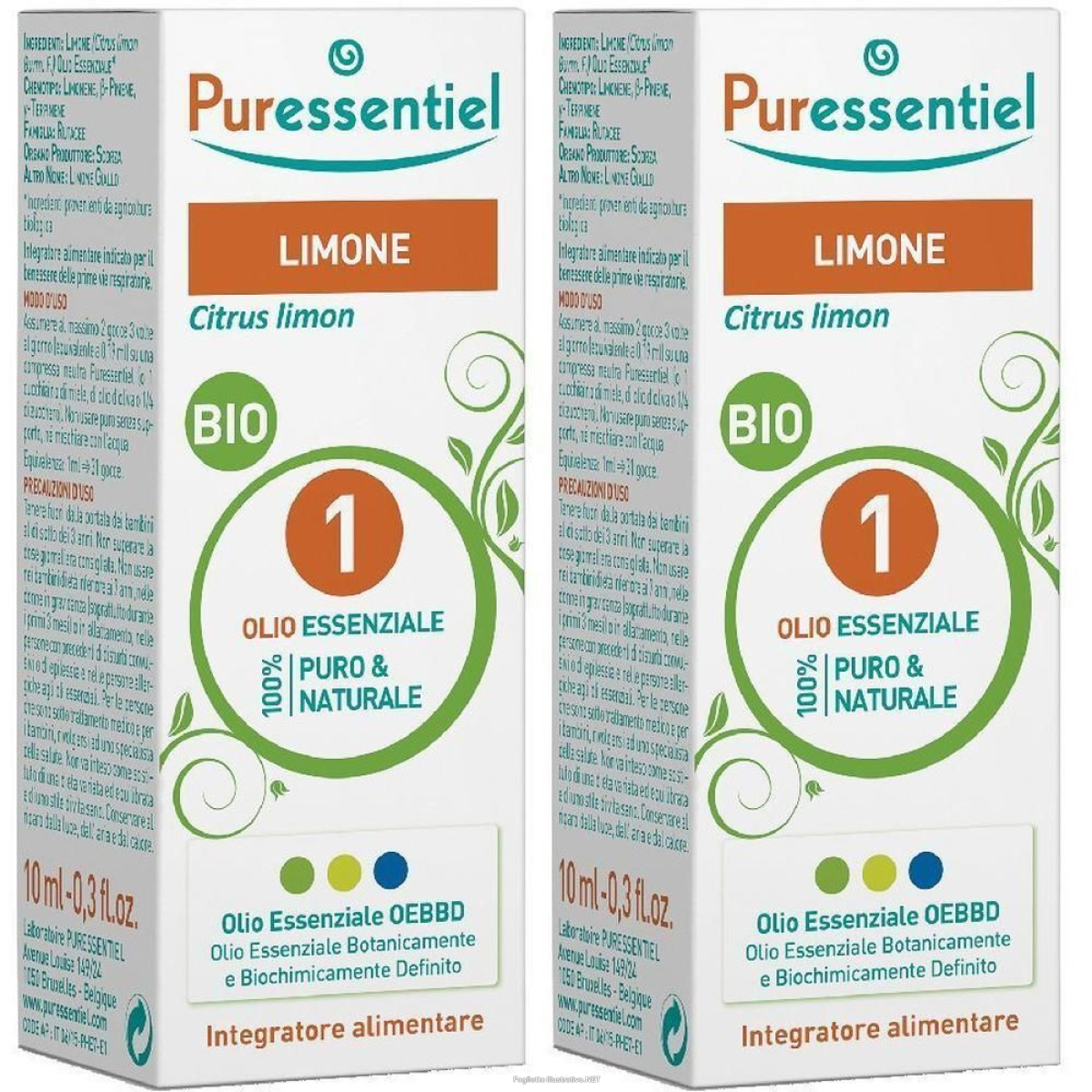 Cerca Offerte di puressentiel® limone bio olio essenziale 2x10 ml essenziale e acquista online