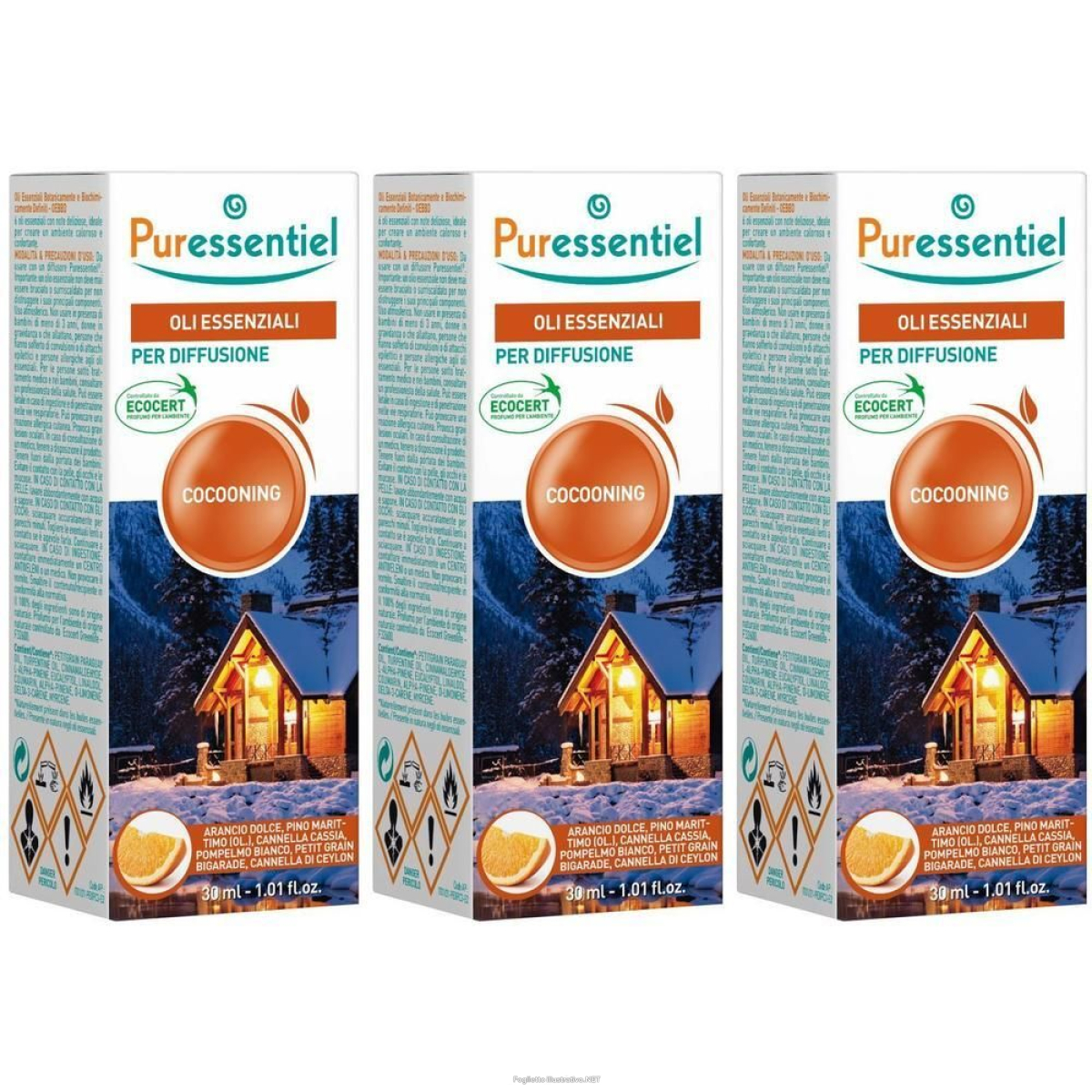 Cerca Offerte di puressentiel miscela cocooning per diffusione ecocert 3x30 ml e acquista online