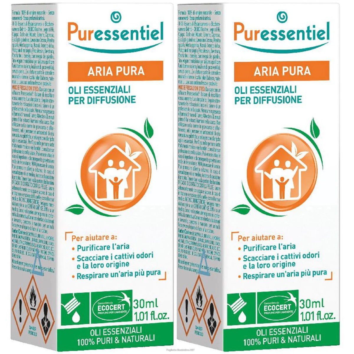 Cerca Offerte di puressentiel oli essenziali per diffusione miscela aria pura set da 2 e acquista online