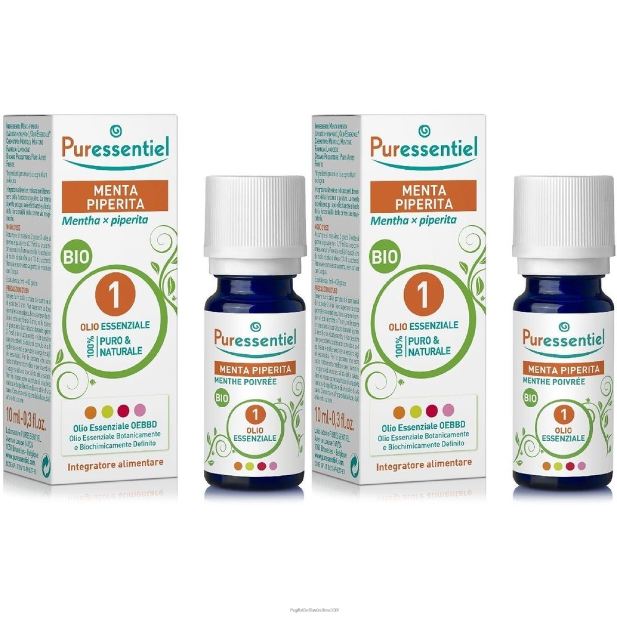 Cerca Offerte di puressentiel olio essenziale menta piperita set da 2 2x10 ml soluzione e acquista online
