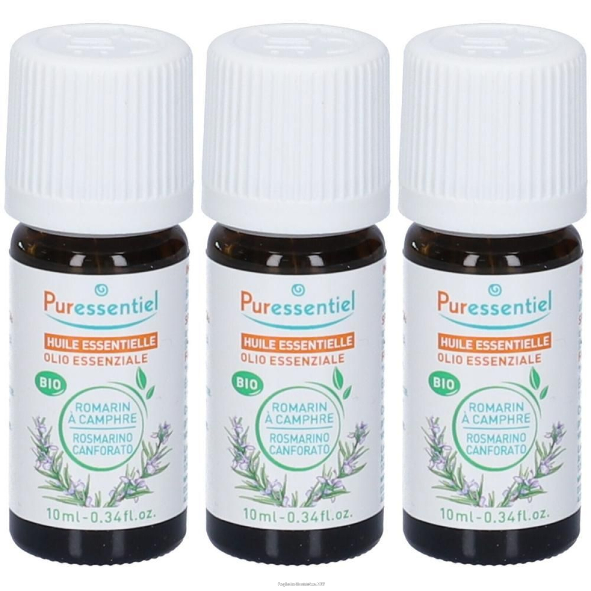 Cerca Offerte di puressentiel® olio essenziale rosmarino canforato bio 3x10 ml soluzion e acquista online