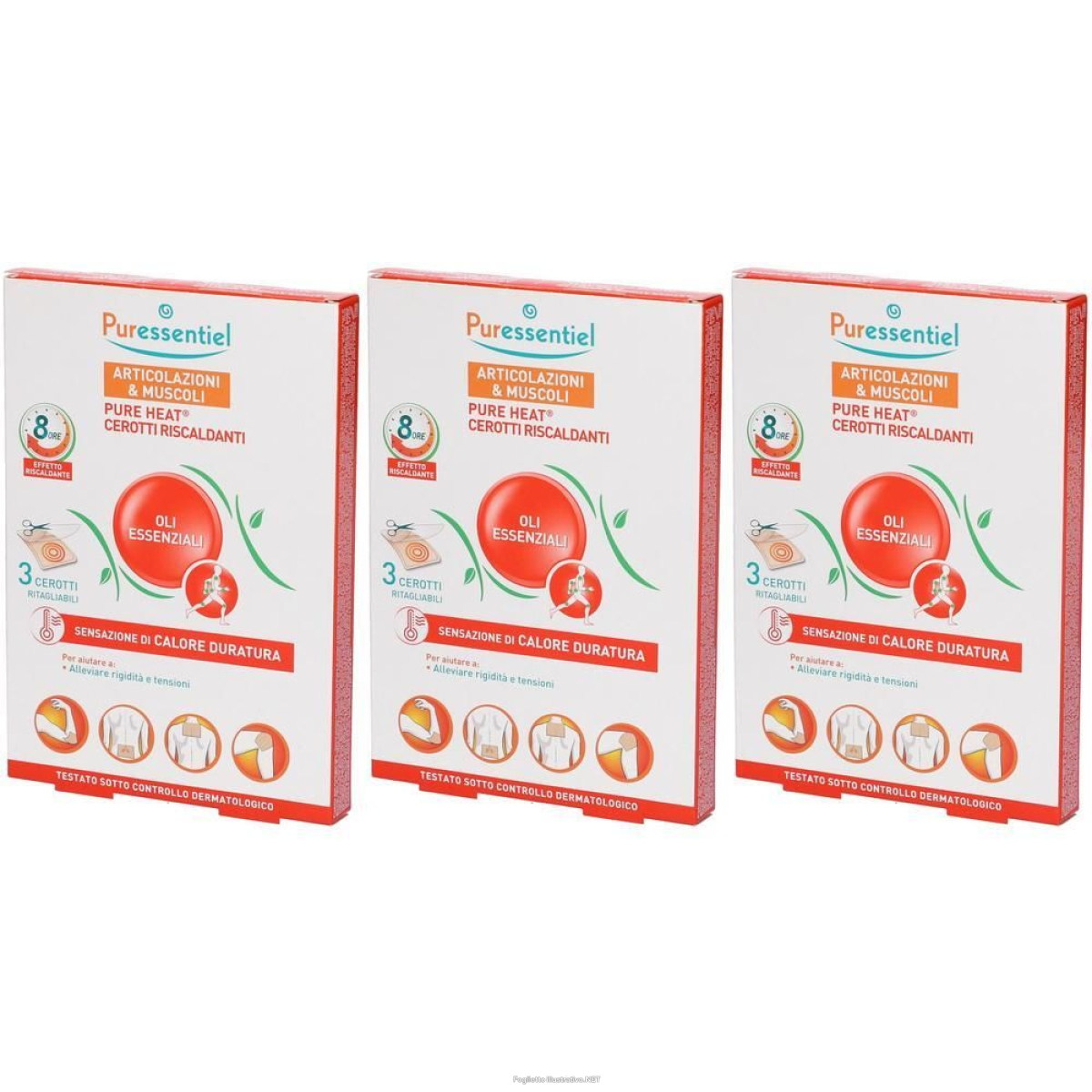 Cerca Offerte di puressentiel pure heat® cerotti riscaldanti 3x3 st e acquista online