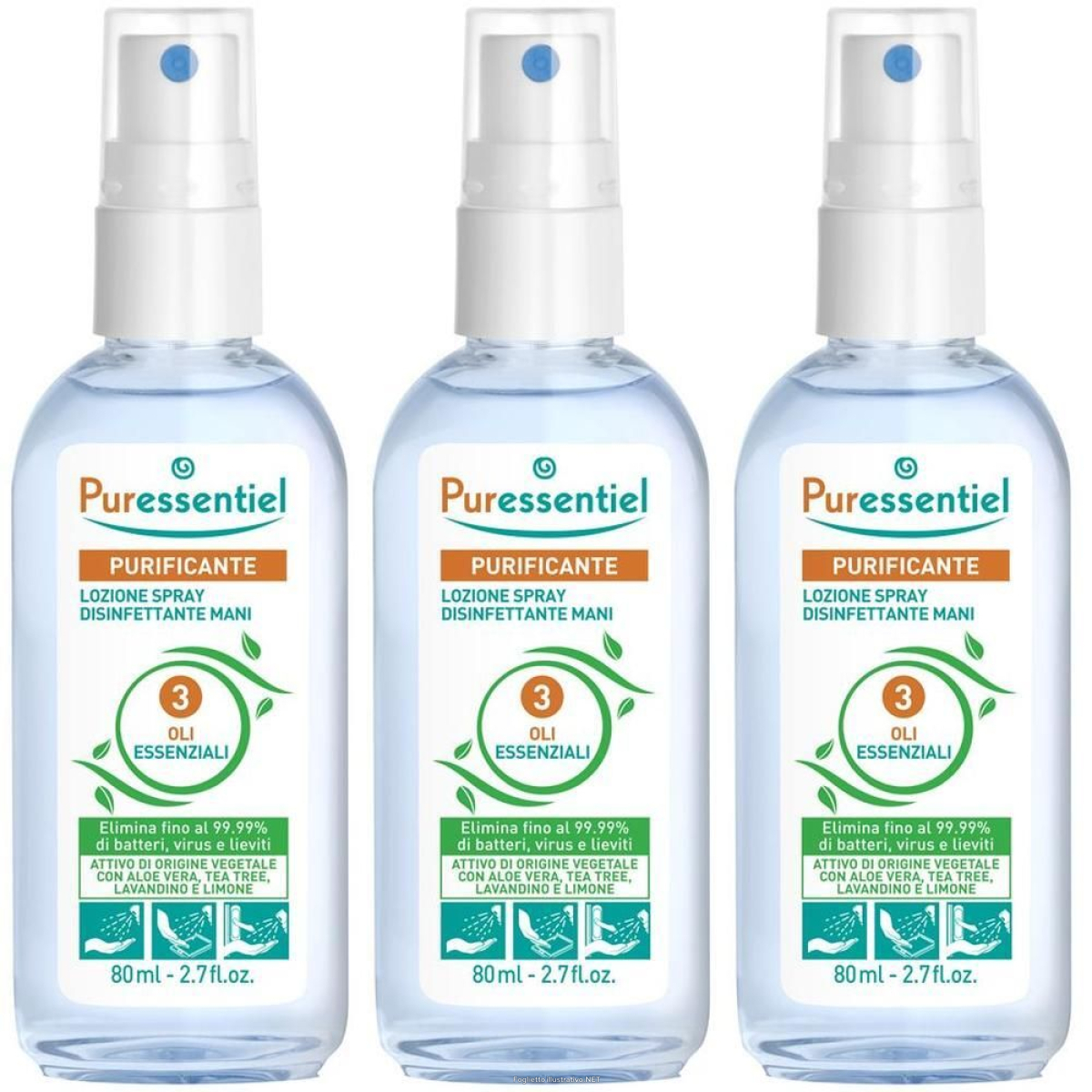 Cerca Offerte di puressentiel purificante lozione spray disinfettante mani 3x80 ml spra e acquista online