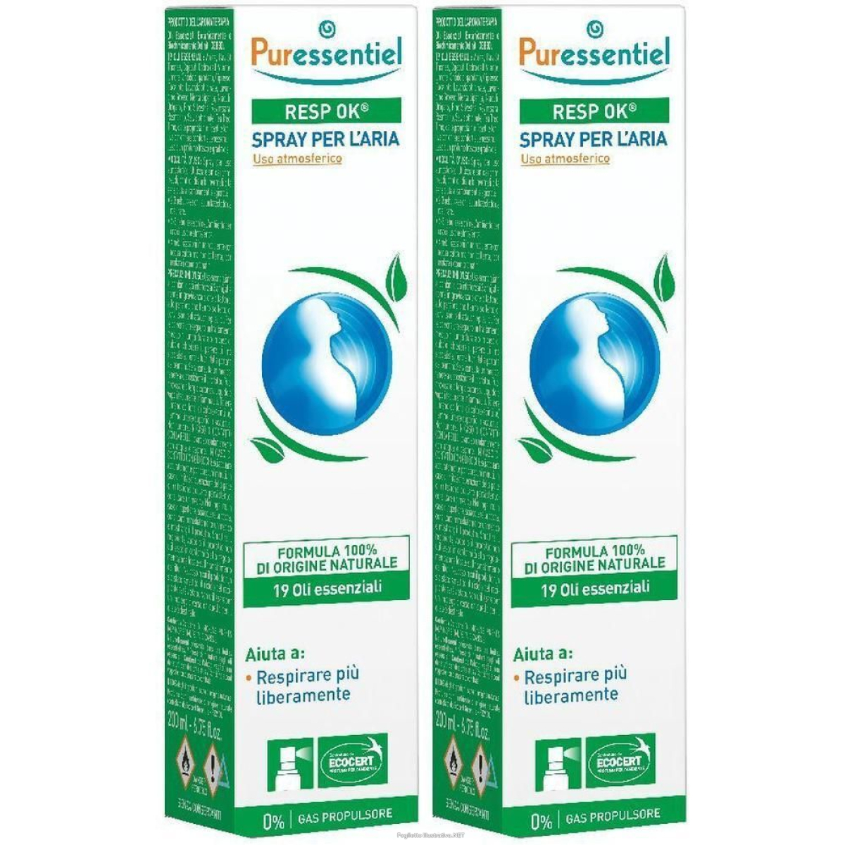 Cerca Offerte di puressentiel resp ok® spray per l'aria 2x200 ml e acquista online