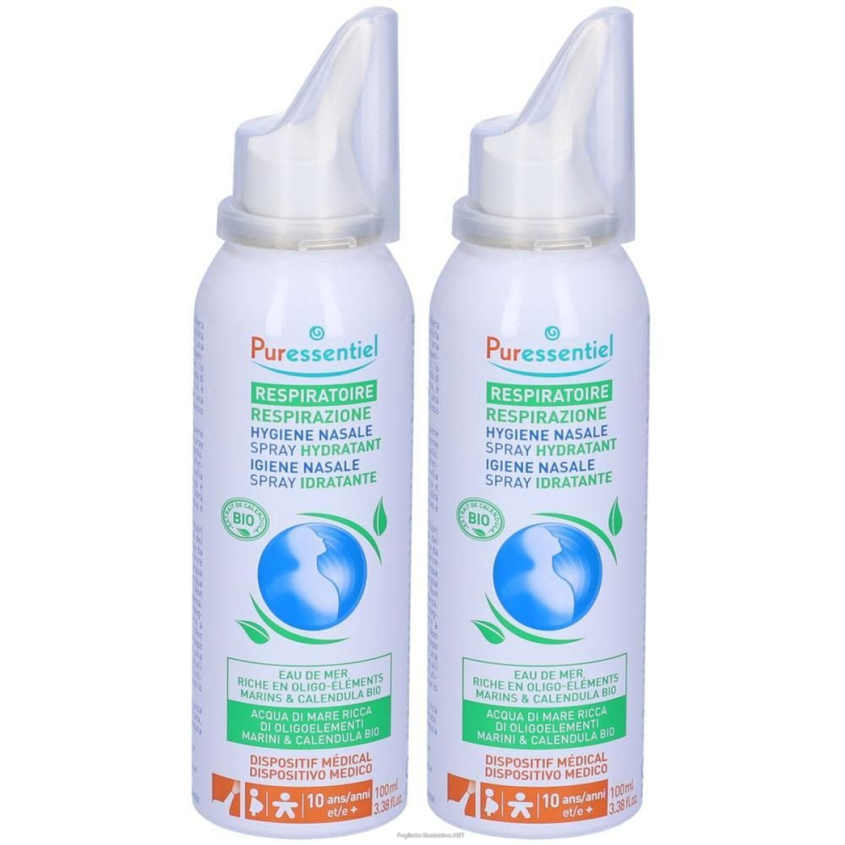 Cerca Offerte di puressentiel respiratory nasal hygiene hydrating spray 2x100 ml e acquista online