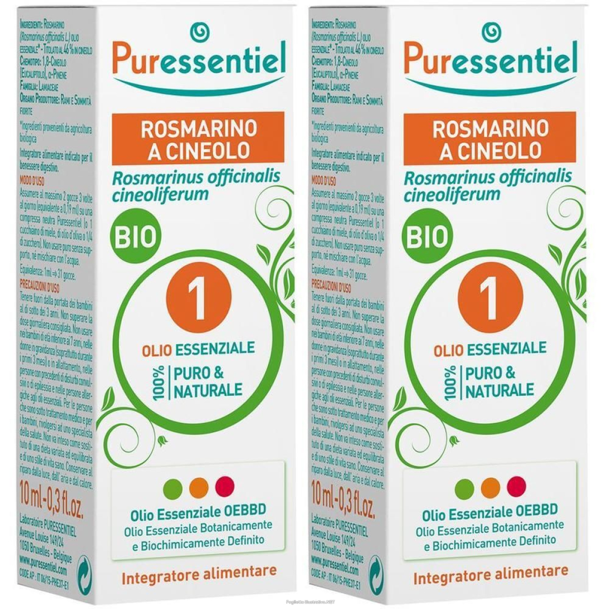 Cerca Offerte di puressentiel rosmarino cineolo olio essenziale bio 2x10 ml essenz e acquista online