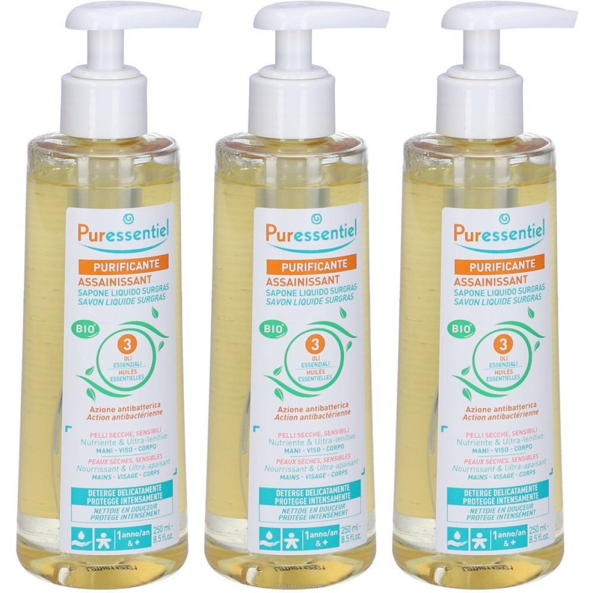 Cerca Offerte di puressentiel sapone surgras liquido 3x250 ml liquido e acquista online