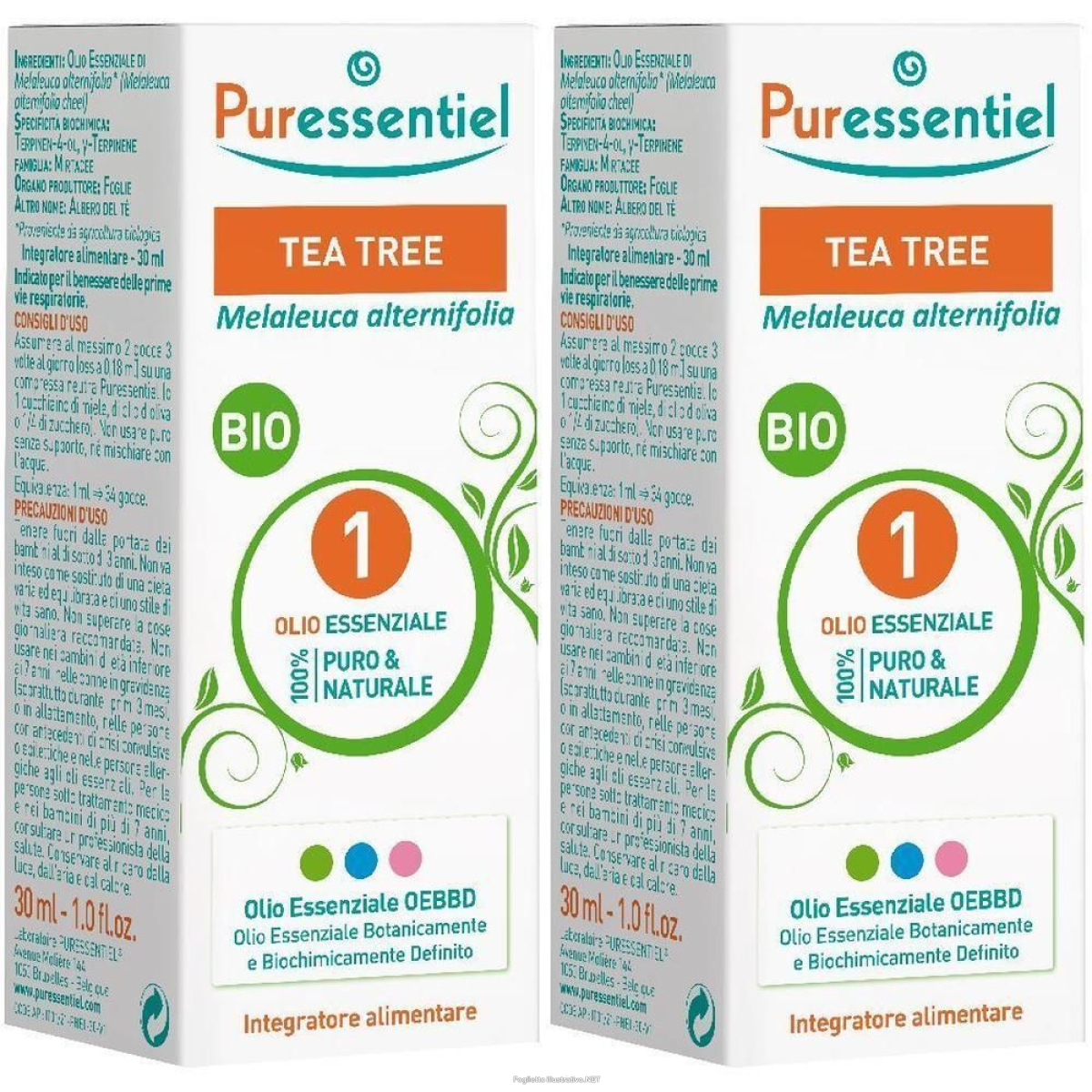 Cerca Offerte di puressentiel tea tree (albero del tè) olio essenziale 2x30 ml soluzion e acquista online