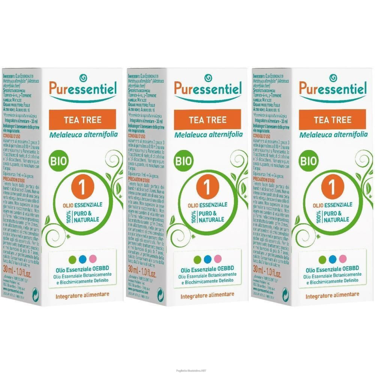 Cerca Offerte di puressentiel tea tree (albero del tè) olio essenziale 3x30 ml soluzion e acquista online