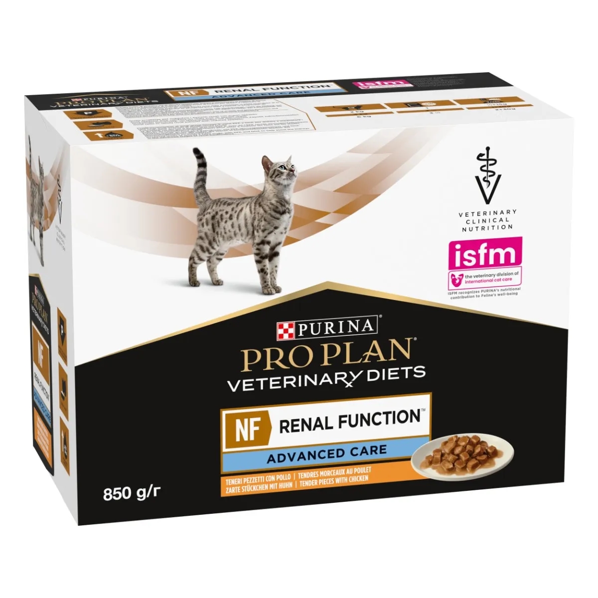 Cerca Offerte di Purina pro plan veterinary diets nf renal functions advanced care cibo umido con pollo gatti adulti 10x85g 4883 e acquista online