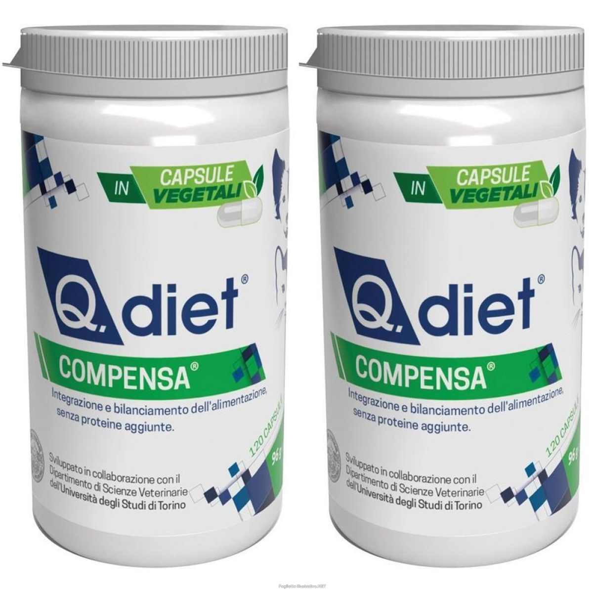 Cerca Offerte di q diet compensa capsule 120 2x96 g e acquista online
