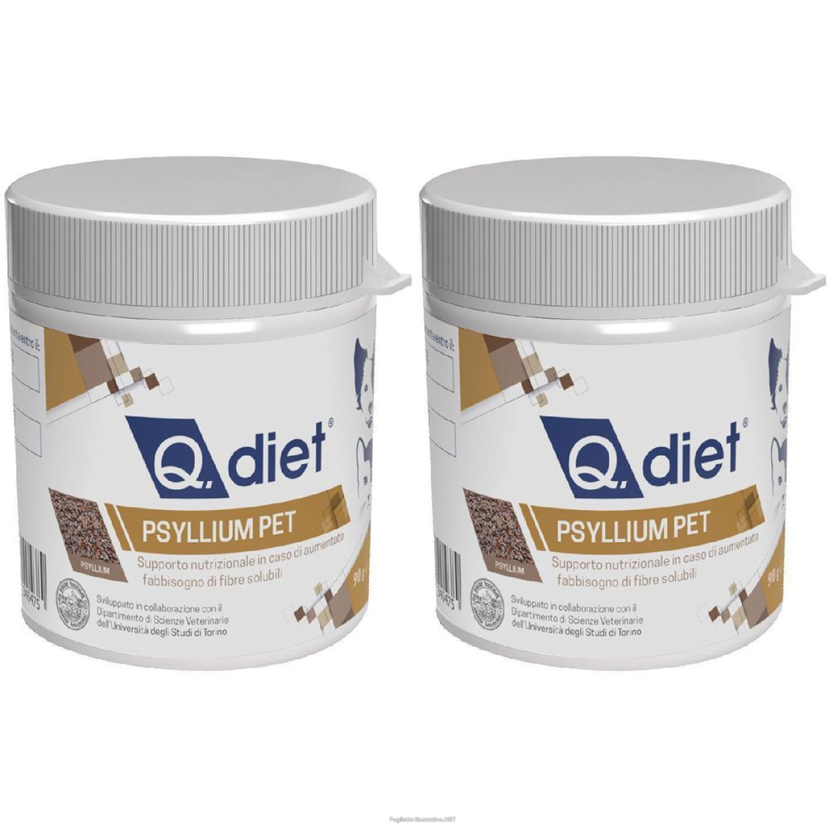 Cerca Offerte di q diet psyllium pet set da 2 2x90 g polvere per soluzione orale e acquista online
