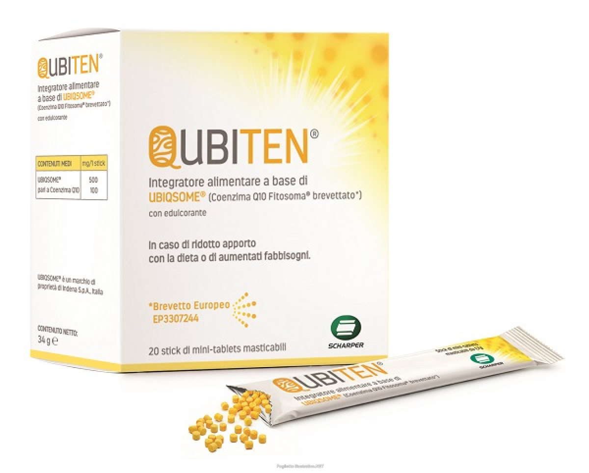 Cerca Offerte di qubiten 20 stick minitablet masticabili senza glutine naturalmente privo di lattosio senza zuccheri aggiunti adatto ai vegani con edulcorante e acquista online