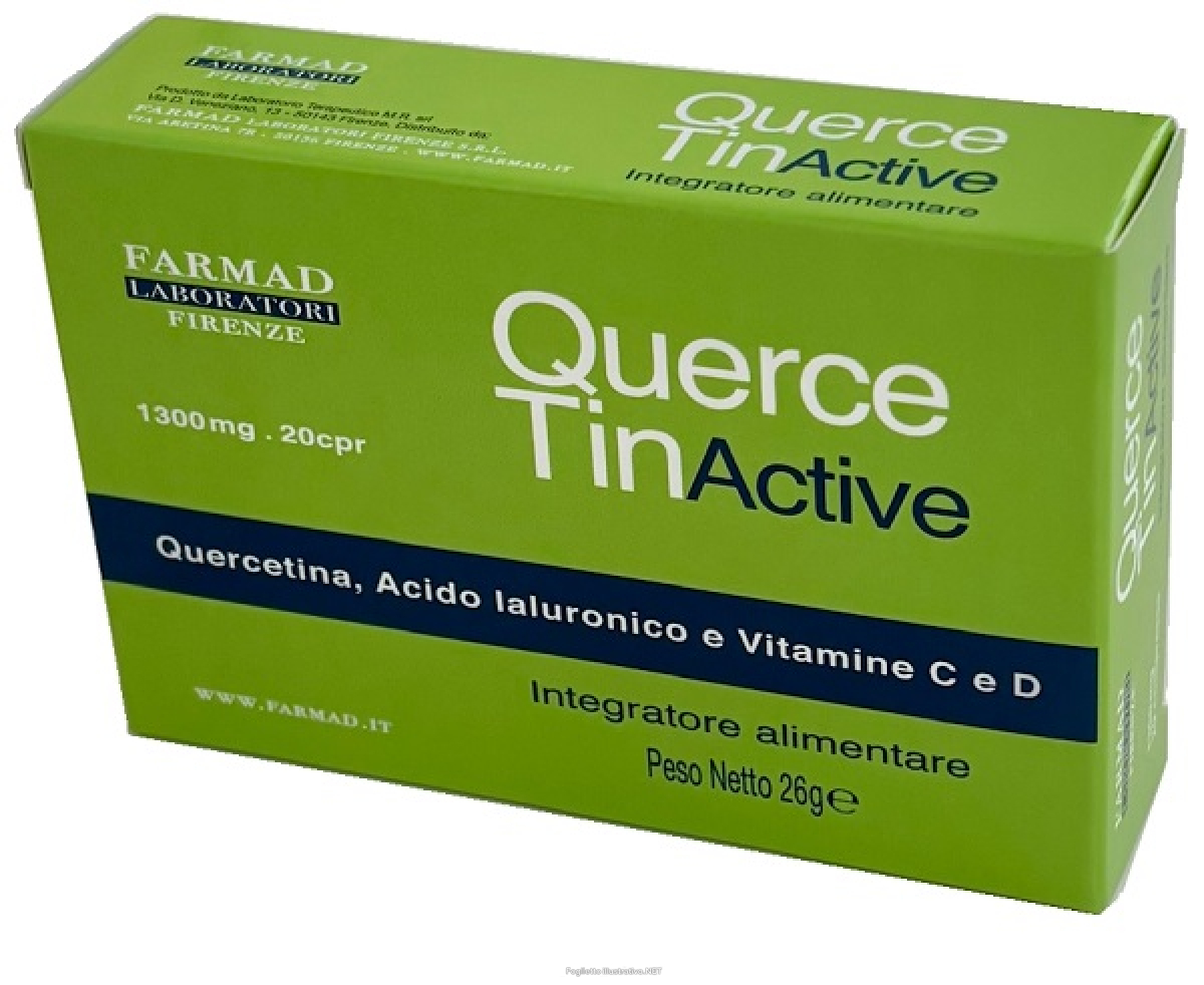 Cerca Offerte di quercetin active integratore con vitamina c, d e acido ialuronico 20 compresse - farmad e acquista online