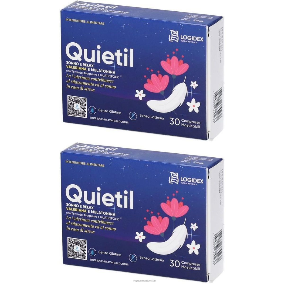 Cerca Offerte di quietil compresse orosolubili 2x15 g e acquista online