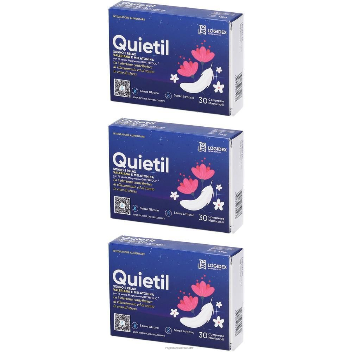 Cerca Offerte di quietil compresse orosolubili 3x15 g e acquista online