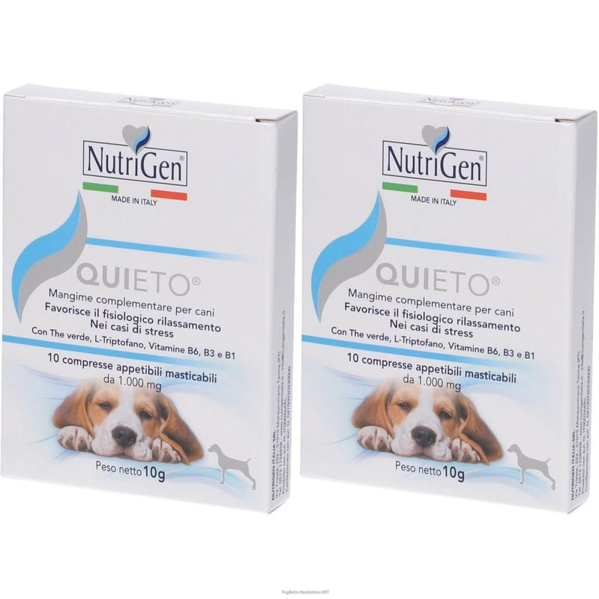 Cerca Offerte di quieto cane 10 compresse nutrigen 2x10 pz e acquista online