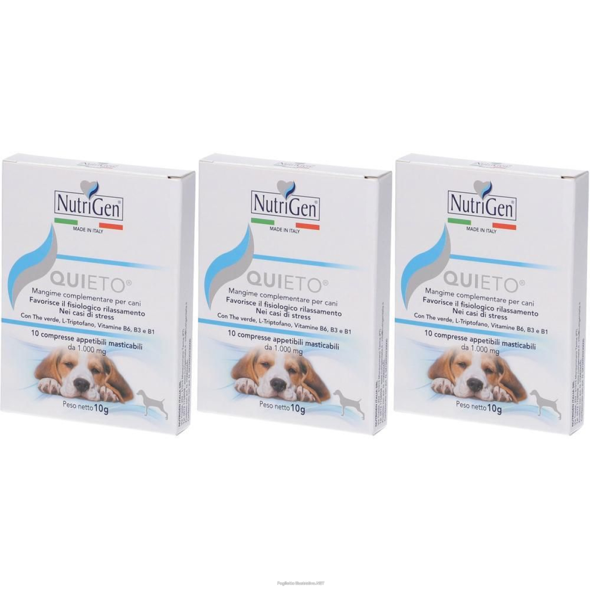Cerca Offerte di quieto cane 10 compresse nutrigen 3x10 pz e acquista online