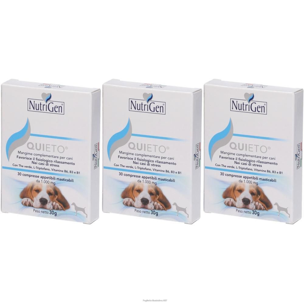 Cerca Offerte di quieto cane compresse nutrigen 3x30 g e acquista online
