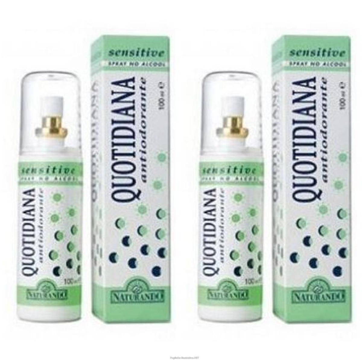 Cerca Offerte di quotidiana antiodorante spray sensitive 100 ml 2x100 ml deodorante spr e acquista online
