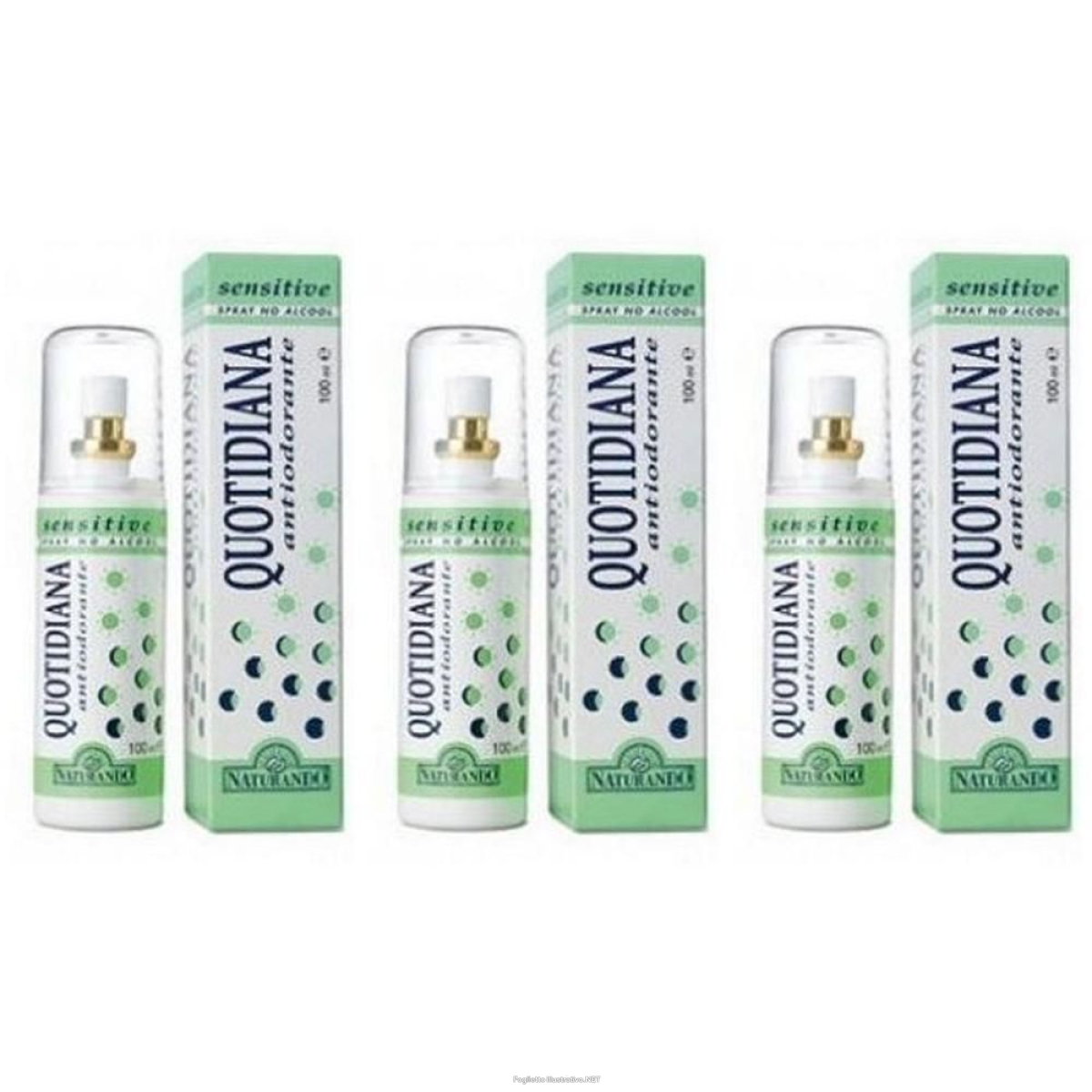 Cerca Offerte di quotidiana antiodorante spray sensitive 100 ml 3x100 ml deodorante spr e acquista online