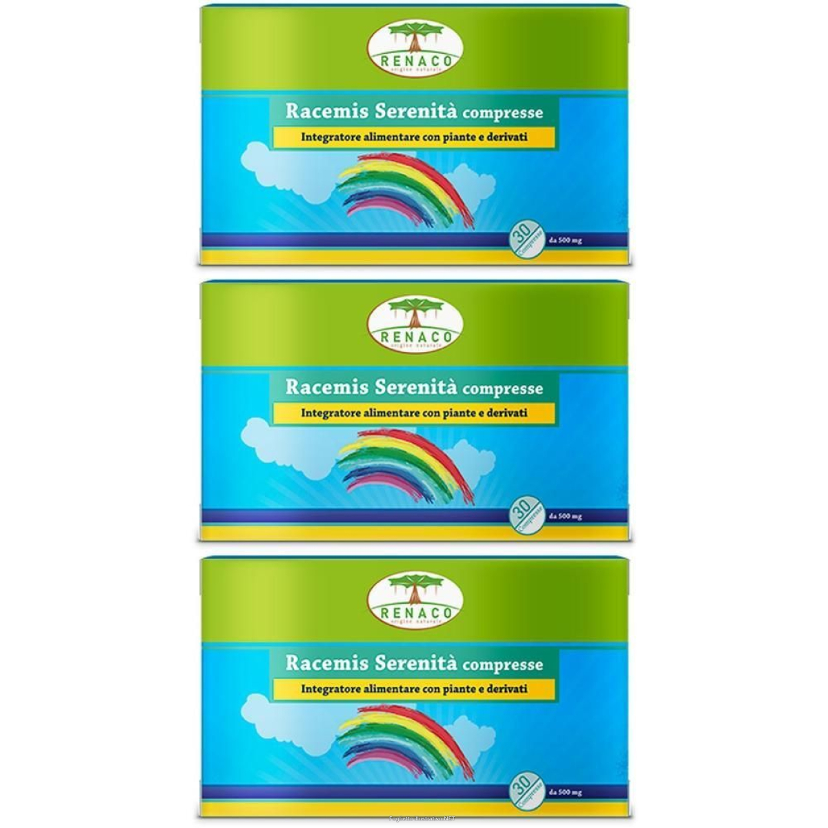 Cerca Offerte di racemis serenita' 30 compresse 3x30 pz e acquista online