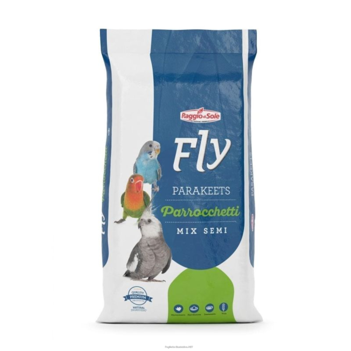 Cerca Offerte di raggio di sole fly mangime volatili parrocchetti australiani mix semi 20kg e acquista online