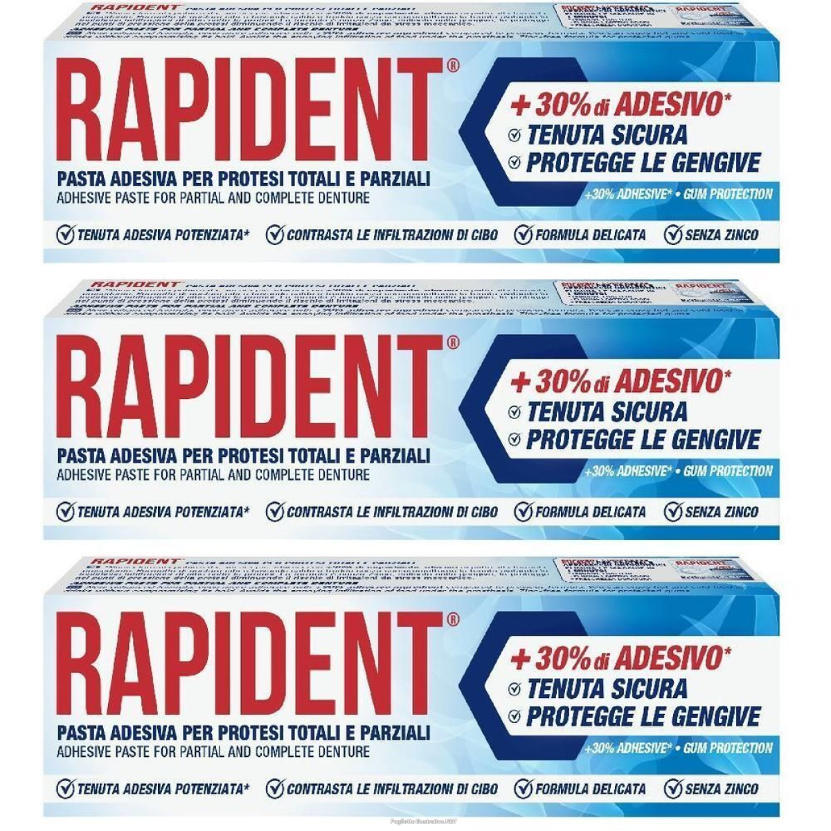 Cerca Offerte di rapident pasta adesiva 3x40 g e acquista online