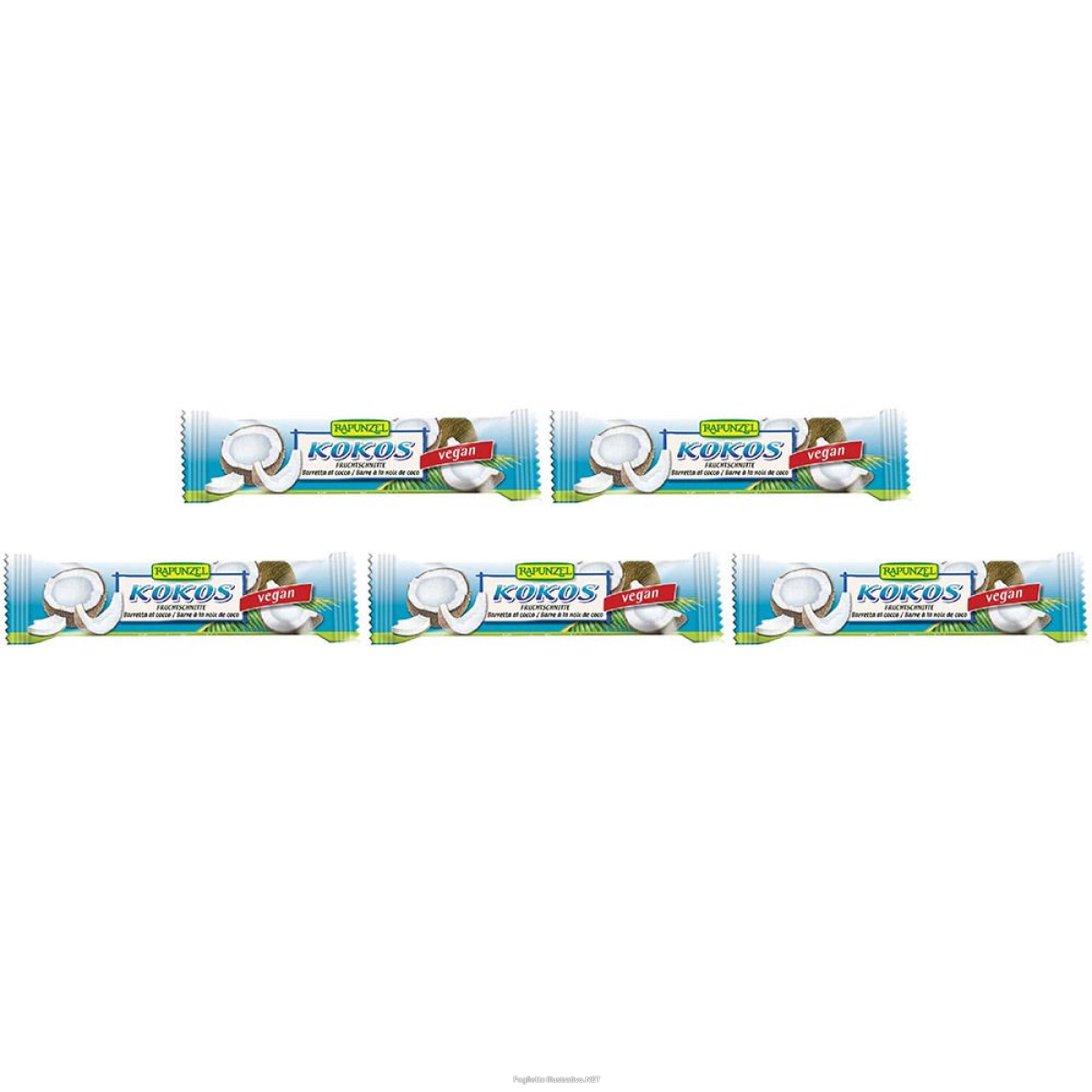 Cerca Offerte di rapunzel barretta al cocco set da 5 5x40 g e acquista online