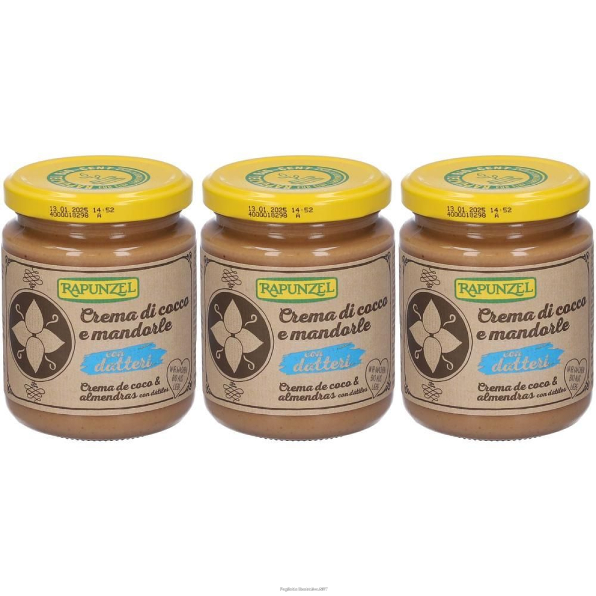 Cerca Offerte di rapunzel crema cocco mandorle datteri 3x250 g e acquista online