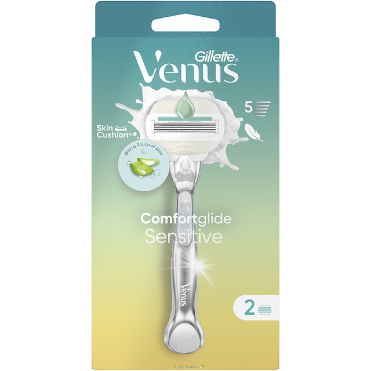 Cerca Offerte di rasoio comfortglide sensitive venus 1 manico + 2 lamette e acquista online