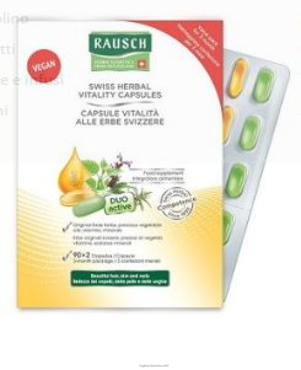 Cerca Offerte di rausch capsule vitalita' alle erbe svizzere 180 capsule e acquista online