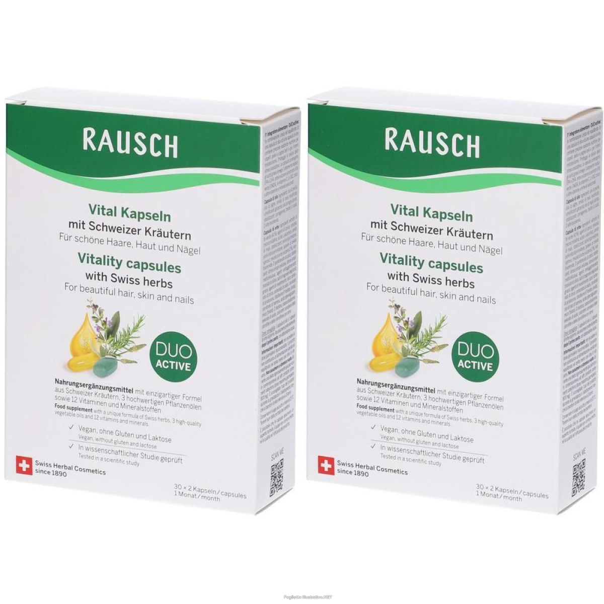 Cerca Offerte di rausch capsule vitalita' alle erbe svizzere 2x60 pz e acquista online
