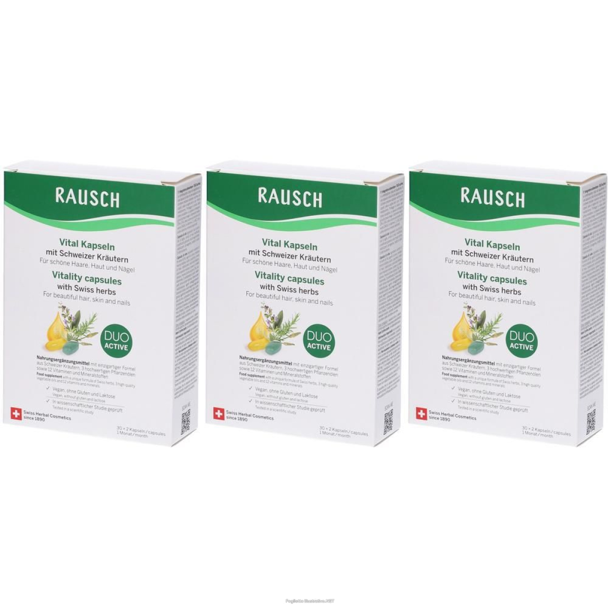 Cerca Offerte di rausch capsule vitalita' alle erbe svizzere 3x60 pz e acquista online