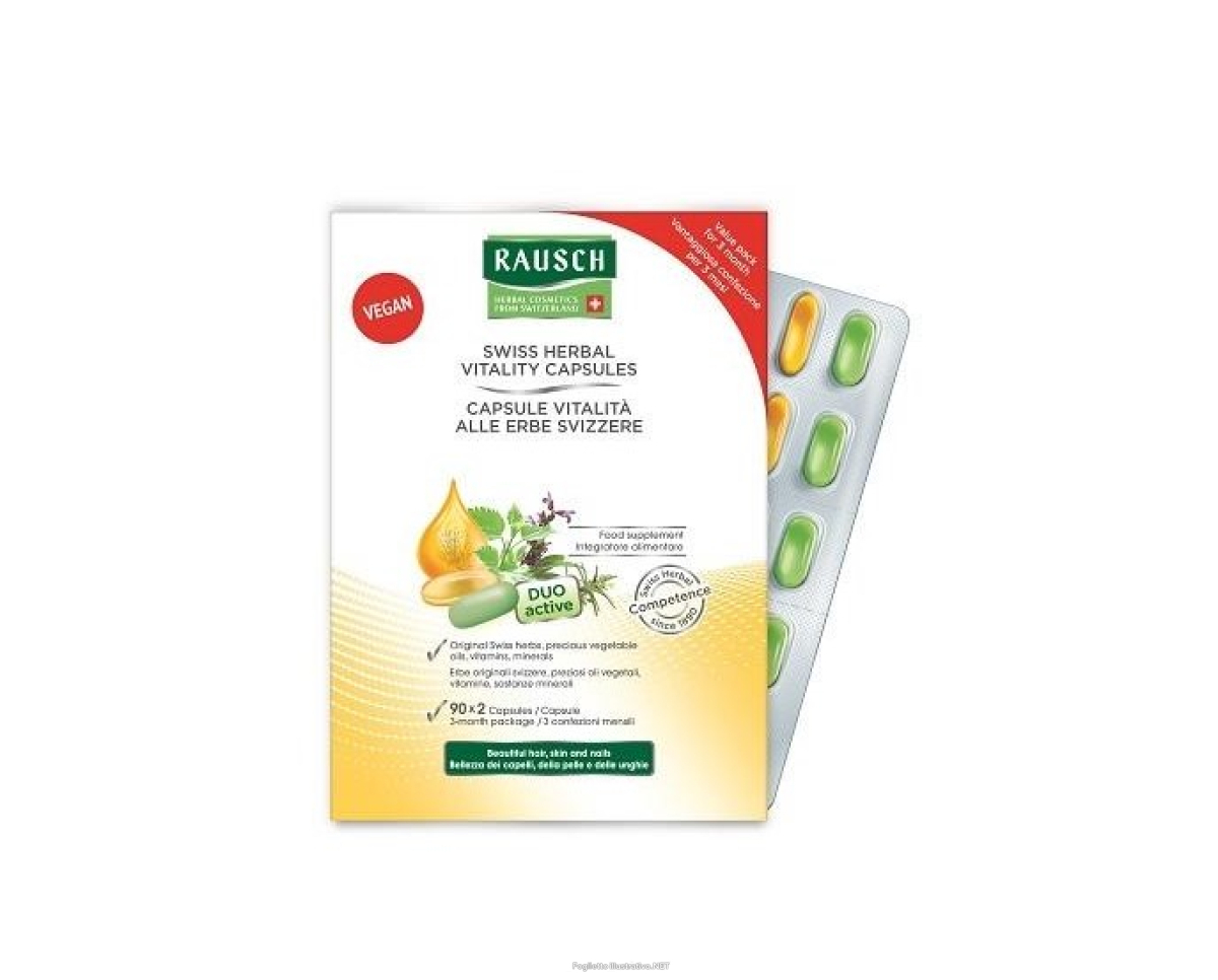 Cerca Offerte di rausch capsule vitalita' alle erbe svizzere 60 capsule e acquista online