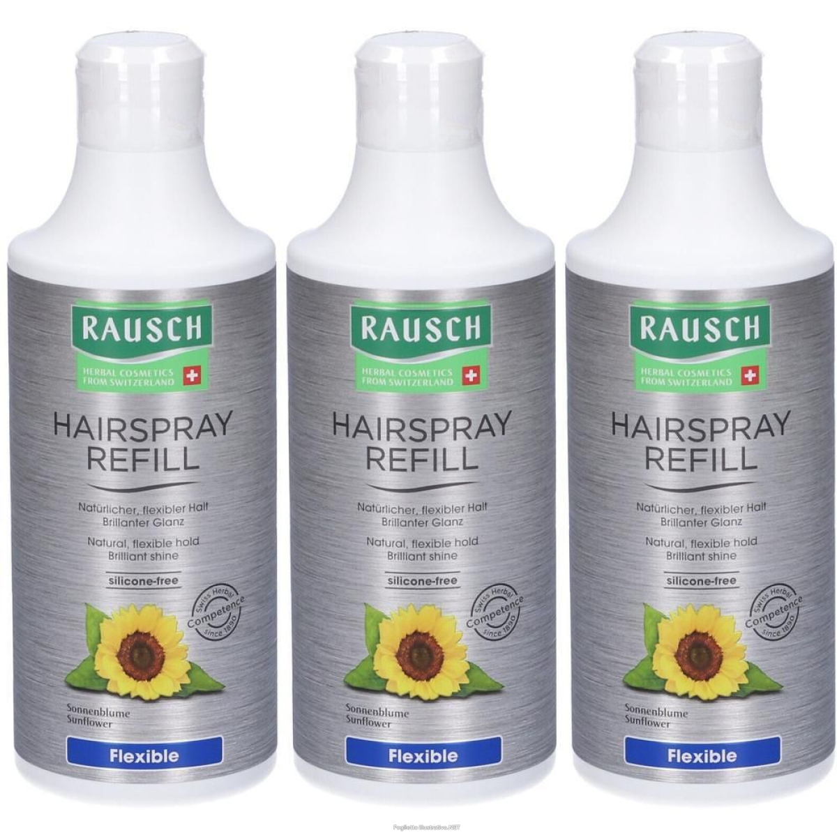 Cerca Offerte di rausch hairspray flexible refill non-aerosol 3x400 ml spray e acquista online